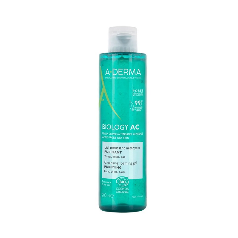A-Derma BIOLOGY AC Гель пенящийся очищающий 200 мл