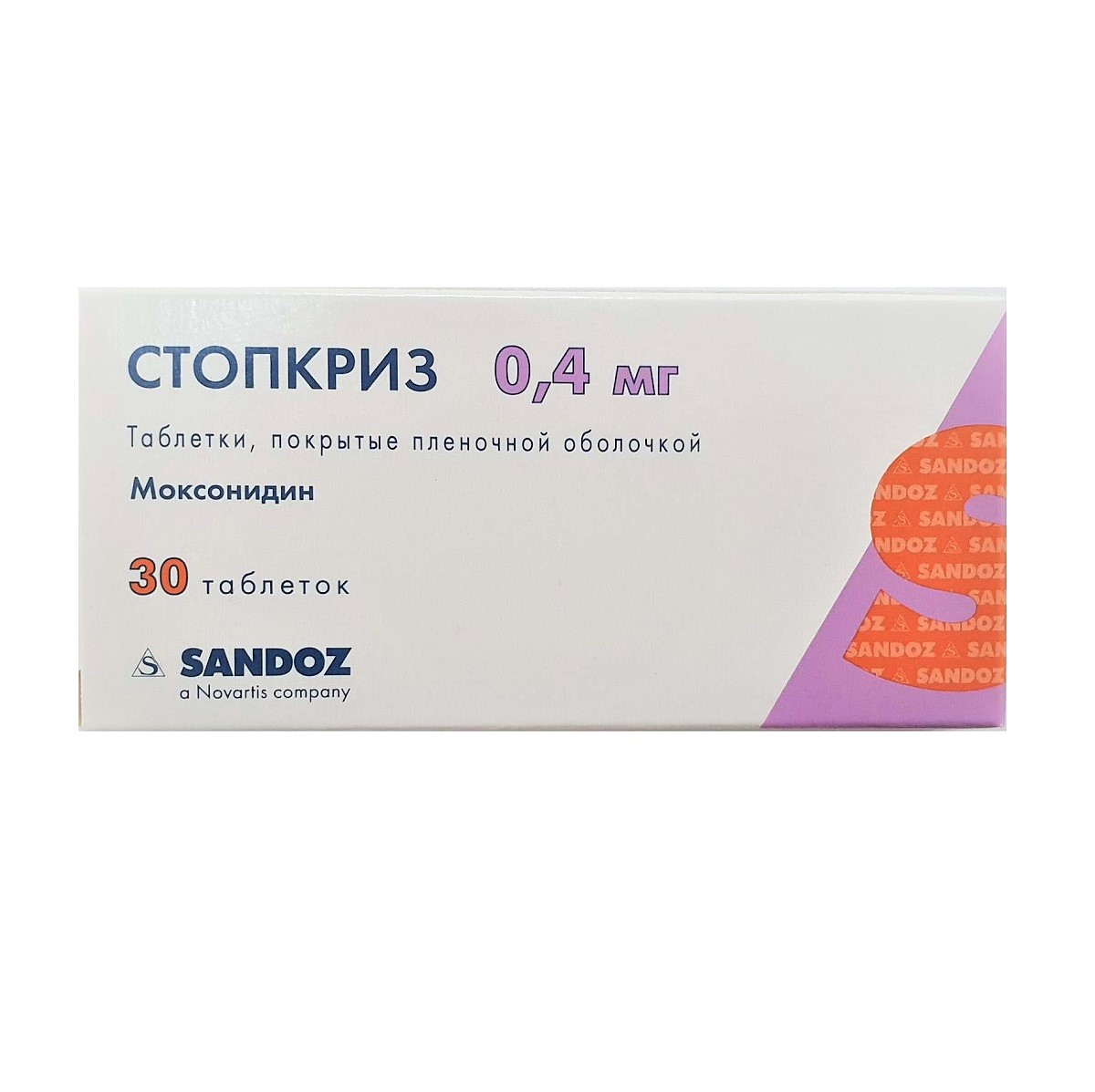 СТОПКРИЗ (таб. п/п об. 0,4 мг  №10х3)