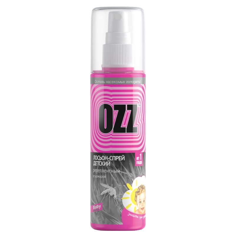 OZZ-Baby Лосьон-спрей репеллентный детский от 1 года 100мл