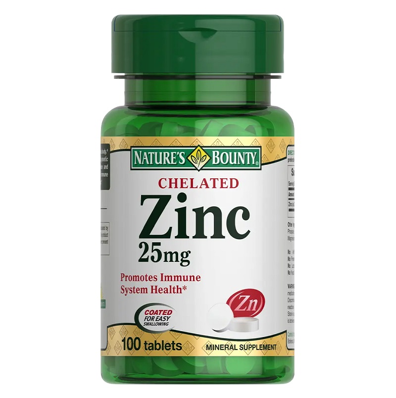 Таблетки "Хелат цинка 25 мг" (БАД) (табл.   №100)