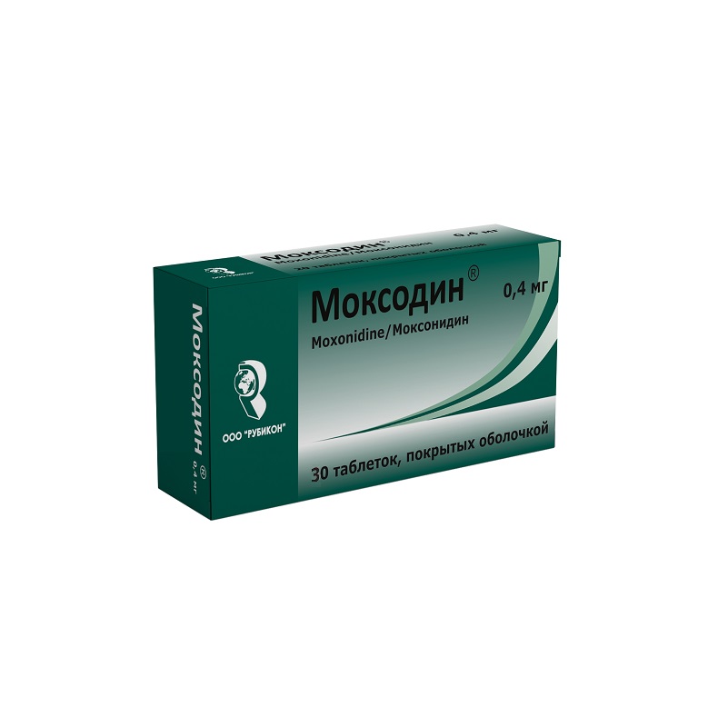 МОКСОДИН (таб. п/п об. 0,4 мг  №10х3)