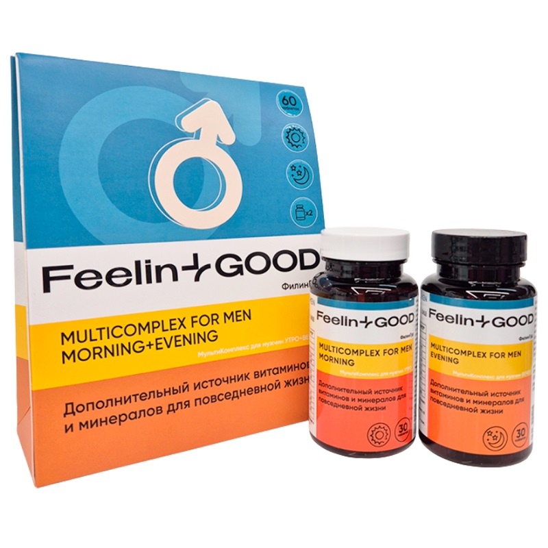 FeelinGood МультиКомплекс для мужчин (утро+вечер), 60 таблеток