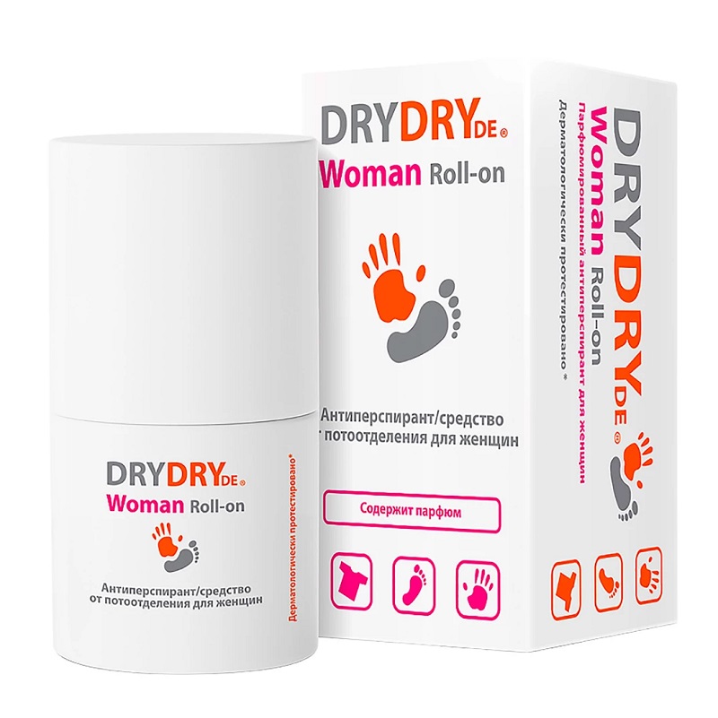 Средство DRY DRY DE Woman/ДРАЙ ДРАЙ ДЕ Вуман Парфюмир. антиперспирант/средство от потоотделения д/женщин 50 мл