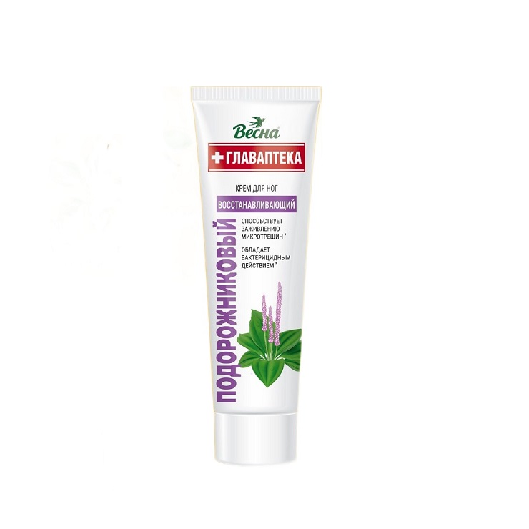 Весна Крем косметический для ног Подорожниковый 45 мл