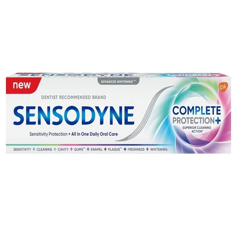 Sensodyne Зубная паста комплексная защита + отбеливающая 75 мл 