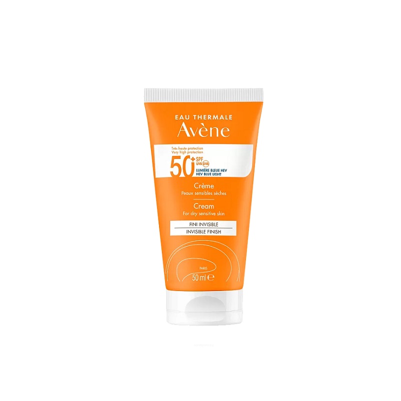 Avene Крем солнцезащитный для лица и шеи SPF50+ 50 мл 