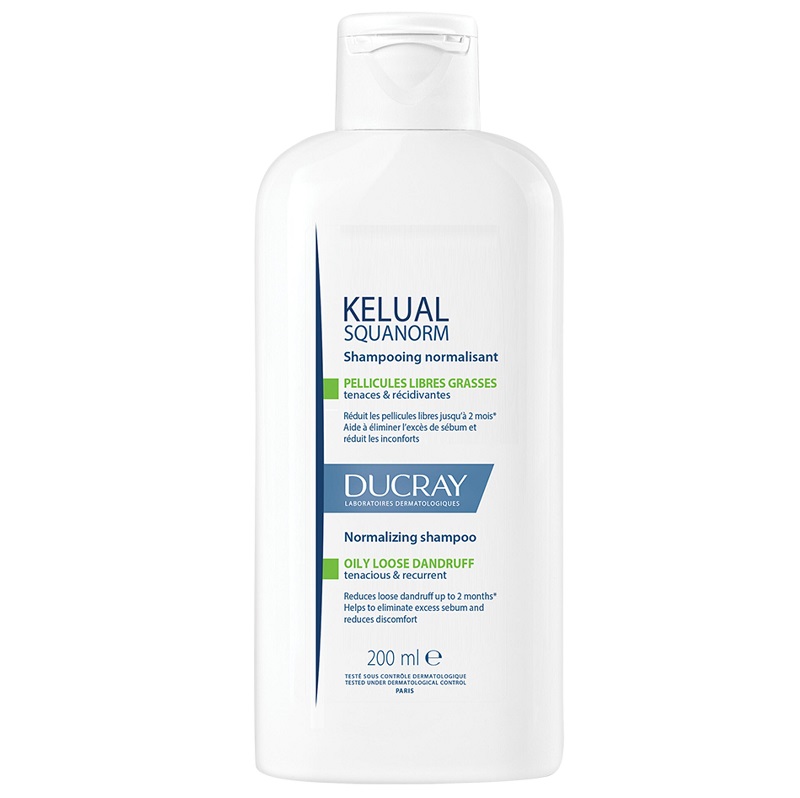 DUCRAY KELUAL SQUANORM Шампунь от жирной перхоти 200 мл