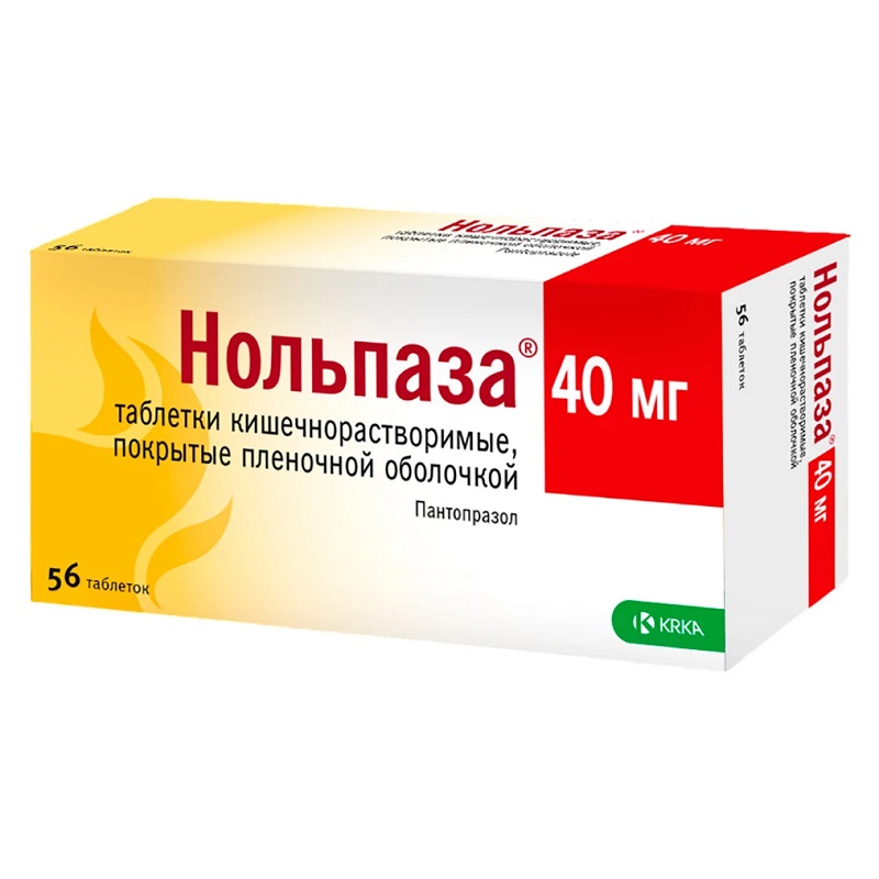 НОЛЬПАЗА®  (таб. кишечнорастворимые п/п об.  40 мг  №14х4)