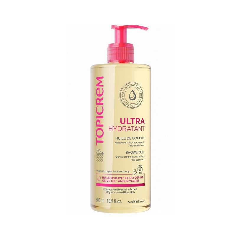 Topicrem Масло для душа ультра-увлажняющее 500 мл 